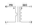 Schematic Diagram for P4018 200 Ampere (A) Split Core Current Transformers